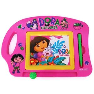 INNY Magnetická tabuľka na kreslenie Dora ružová 21 cm