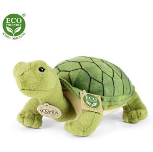 Rappa Plyšová korytnačka Agáta zelená, 25 cm ECO-FRIENDLY