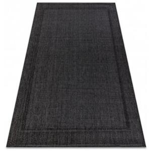 Kusový koberec Duhra čierny 70x250cm