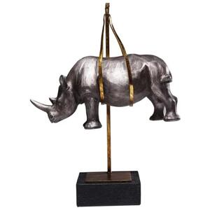 Hanging Rhino ťažidlo čierne/zlaté