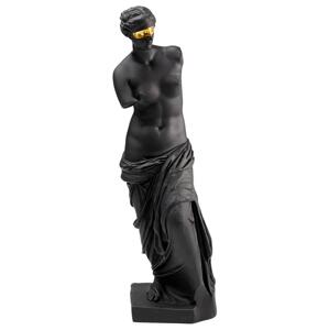 Sculpture dekorácia čierna 48 cm