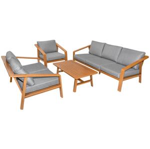 Záhradný nábytok 2 pohovky + kreslo + stôl RAMIZ 201890