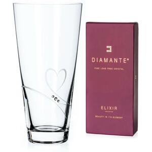 Diamante krištáľová váza Romance s kamienky Swarovski 25 cm